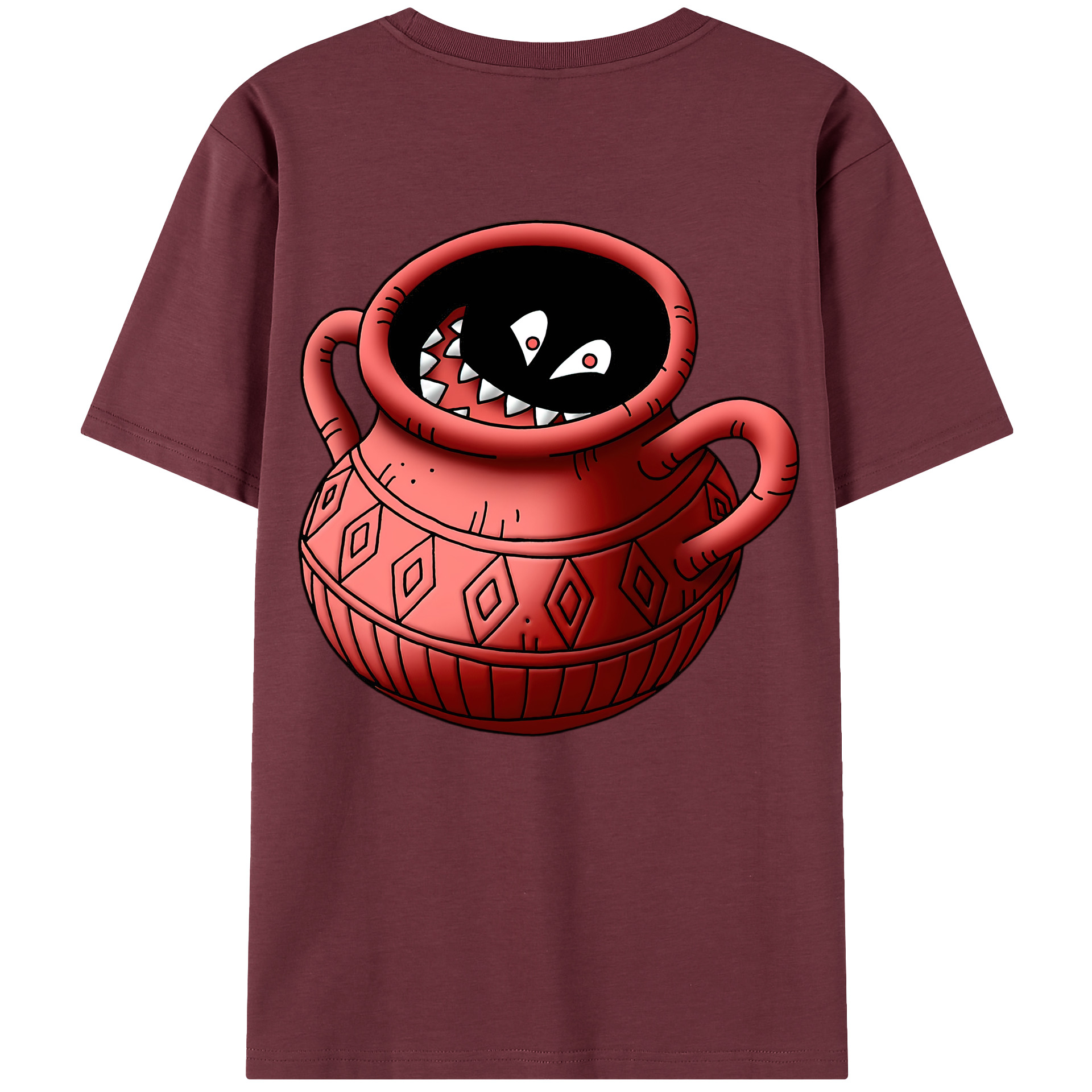（画像用） ドラゴンクエスト Doragon Kuesuto Dragon Quest 綿100％半袖Tシャツ（背面プリント）